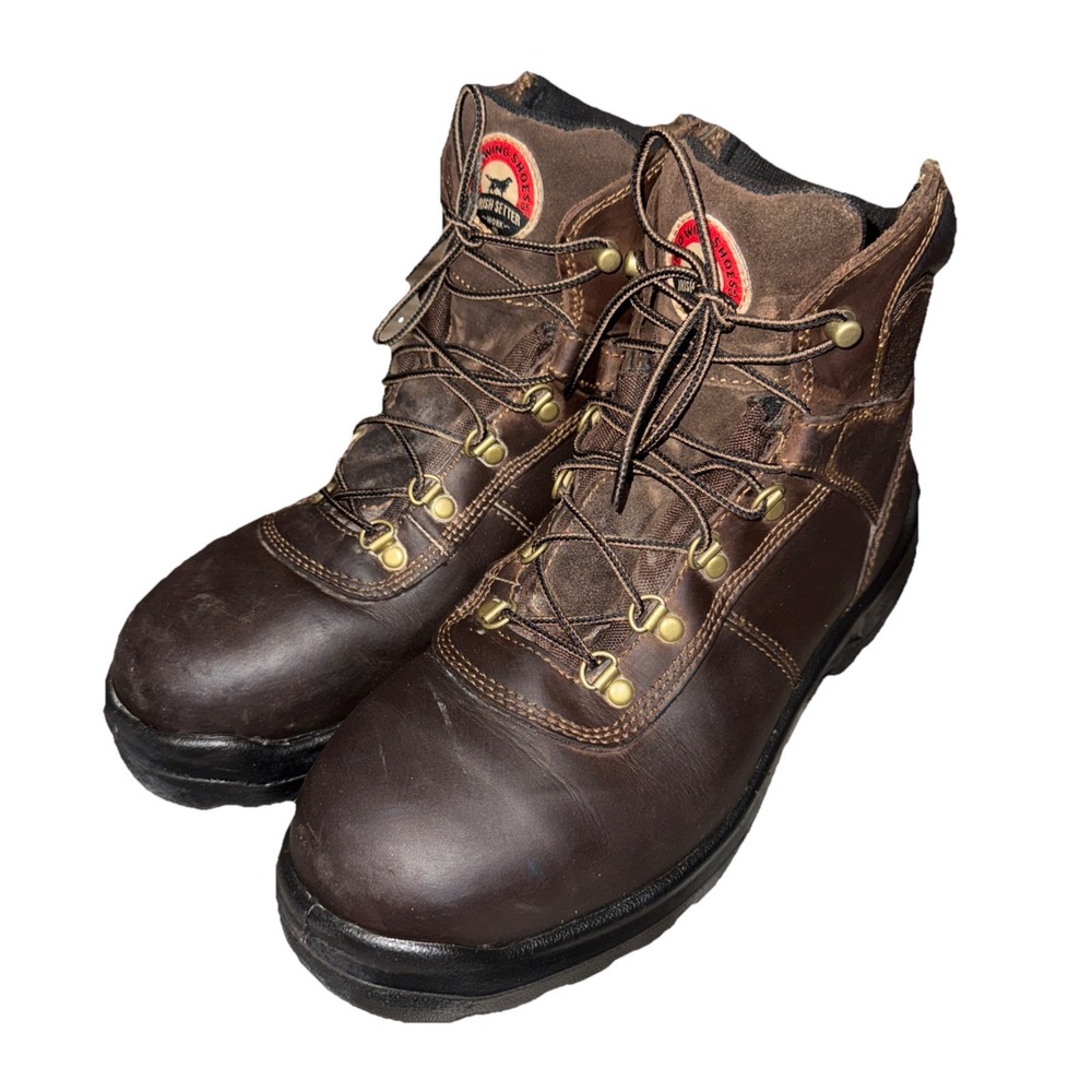 Irish Setter Red Wing Work Hunt Boots 6" 83607 Men's Size 11 D Leather Lace Up